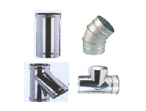 TUBO SPIRO INOX E ACESSORIOS